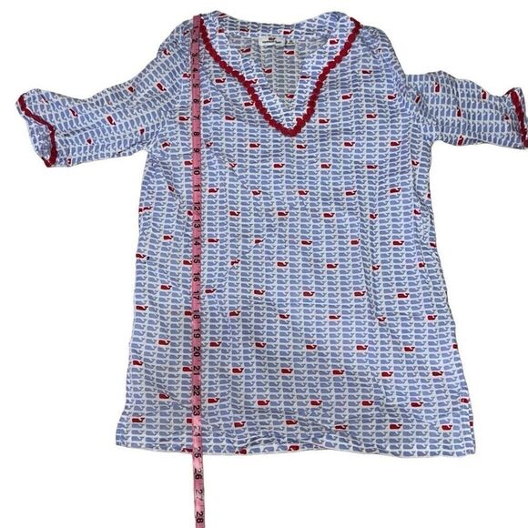 Vineyard Vines Girls Cotton Whale Logo Swimsuit Beach Coverup Tunic size Medium - Picture 5 of 6